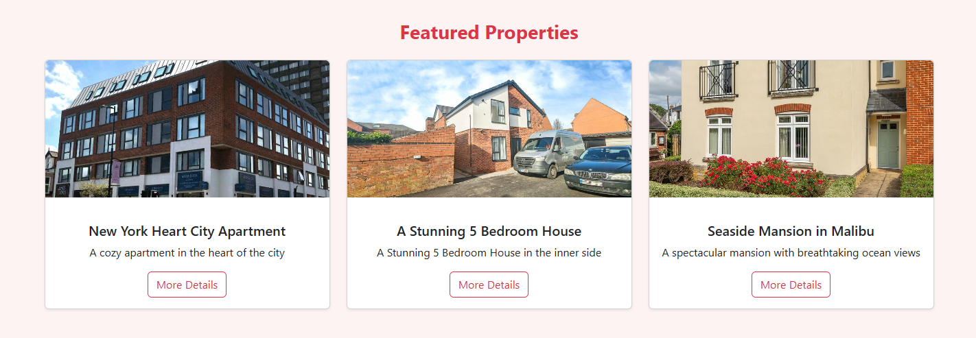 Perfect Estate : A react project